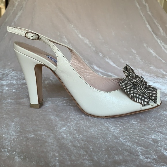 L’AUTRE CHOSE sling back open toe heels - Picture 7 of 14